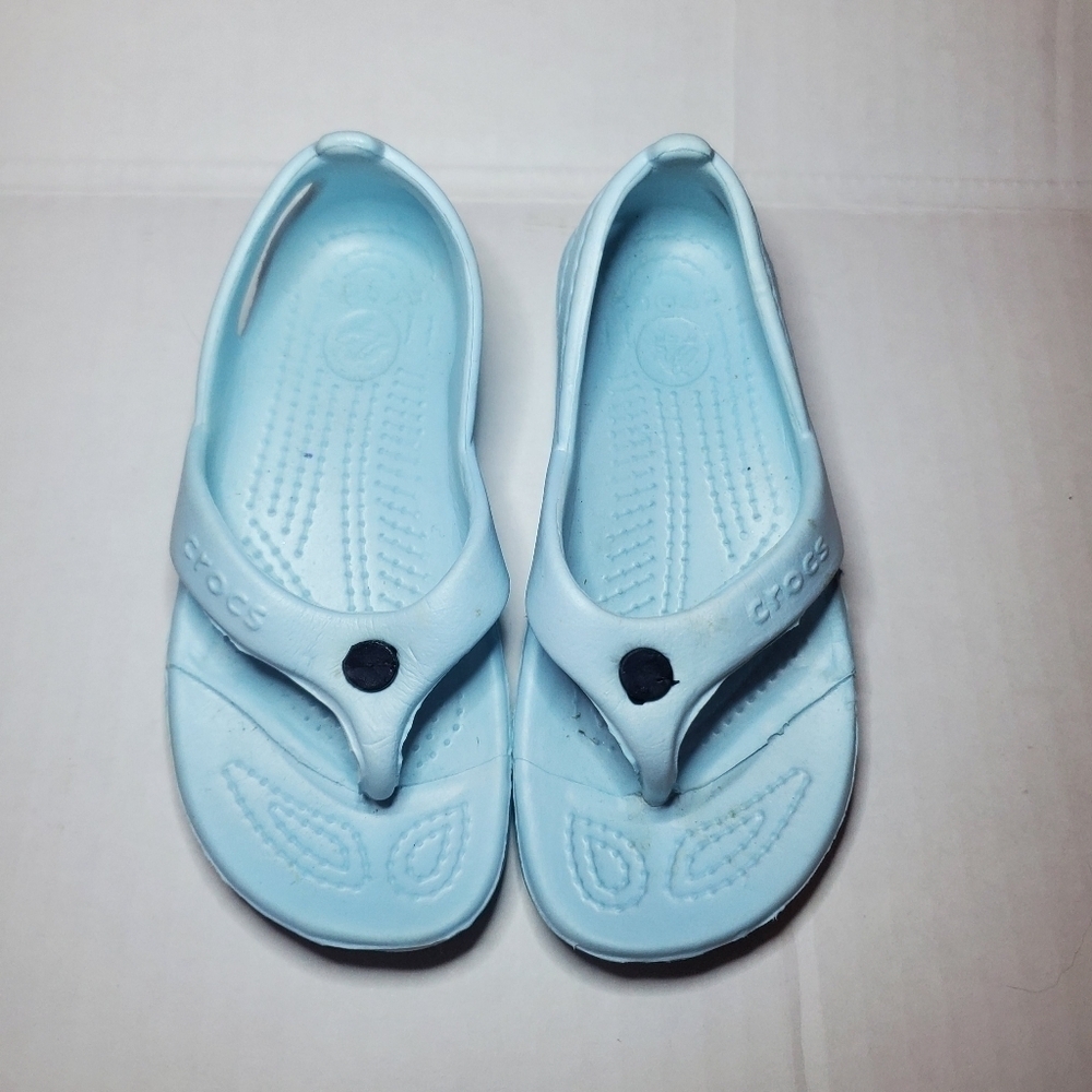 Crocs US C9 EUR 24/25 Sandals Light Blue